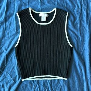 House of Harlow Knit Crop Top